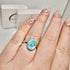 SLEEPING BEAUTY TURQUOISE RING SIZE N
