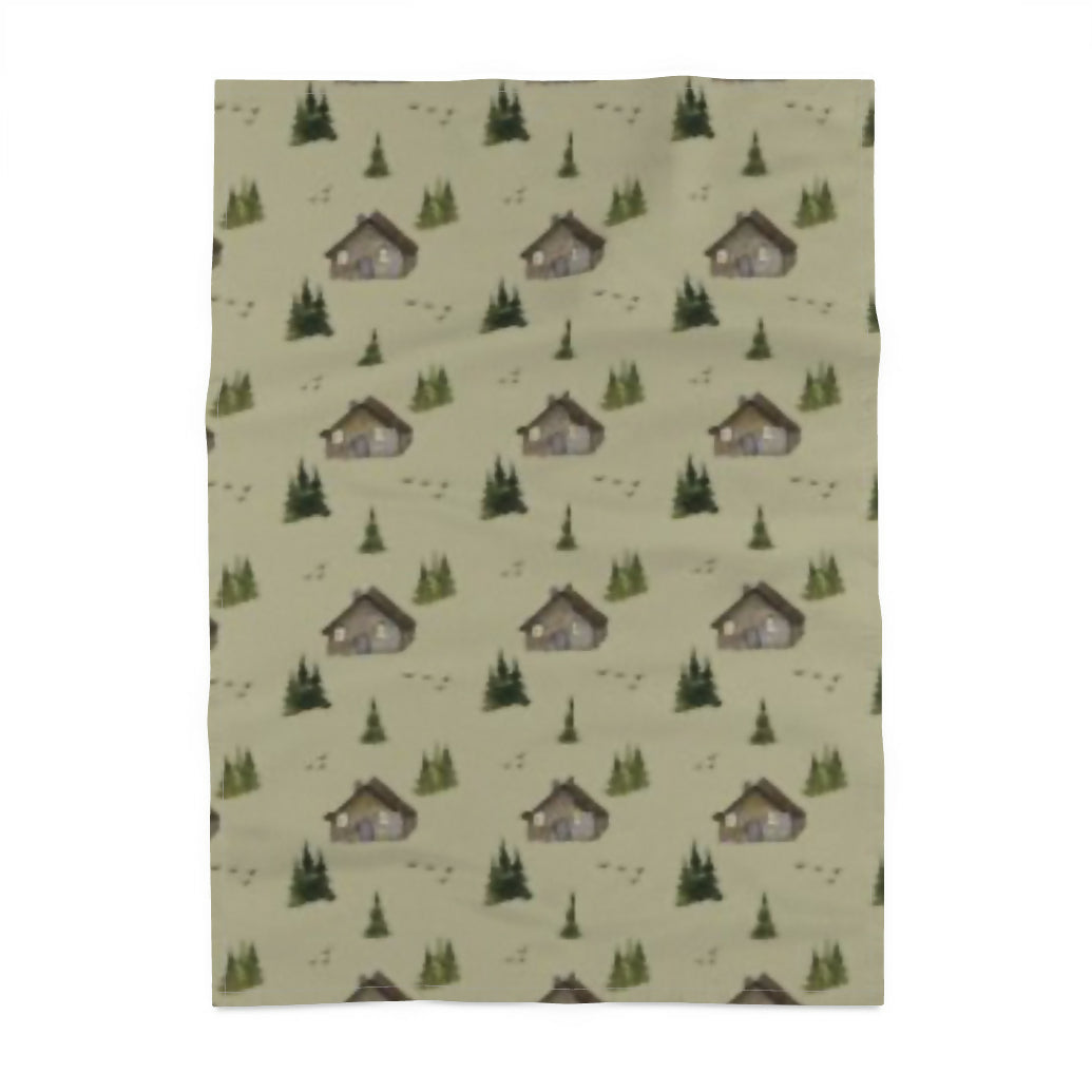Art-led Cotton Tea Towel | flamingo, cottage, heart tree, mushrooms designs