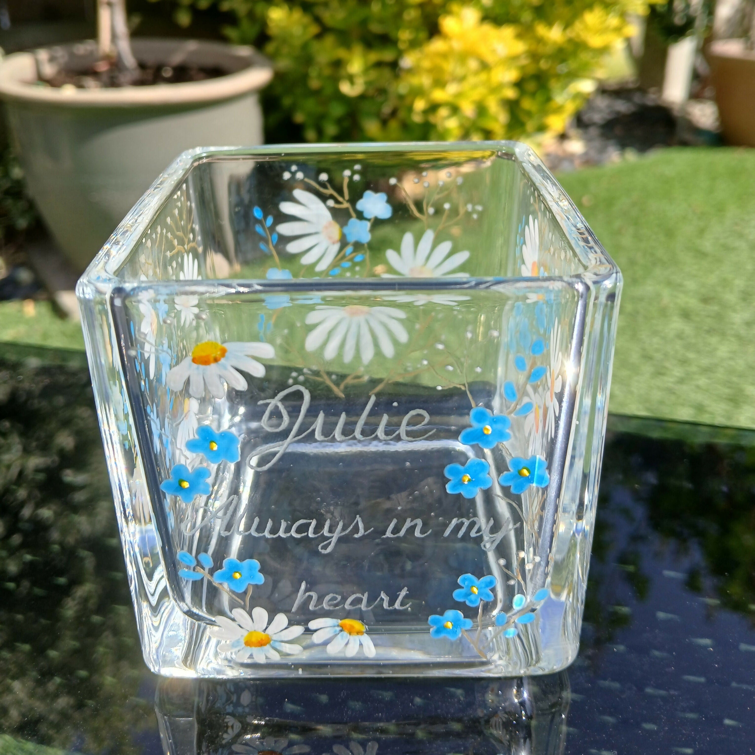 Engraved Cube or Suncatcher