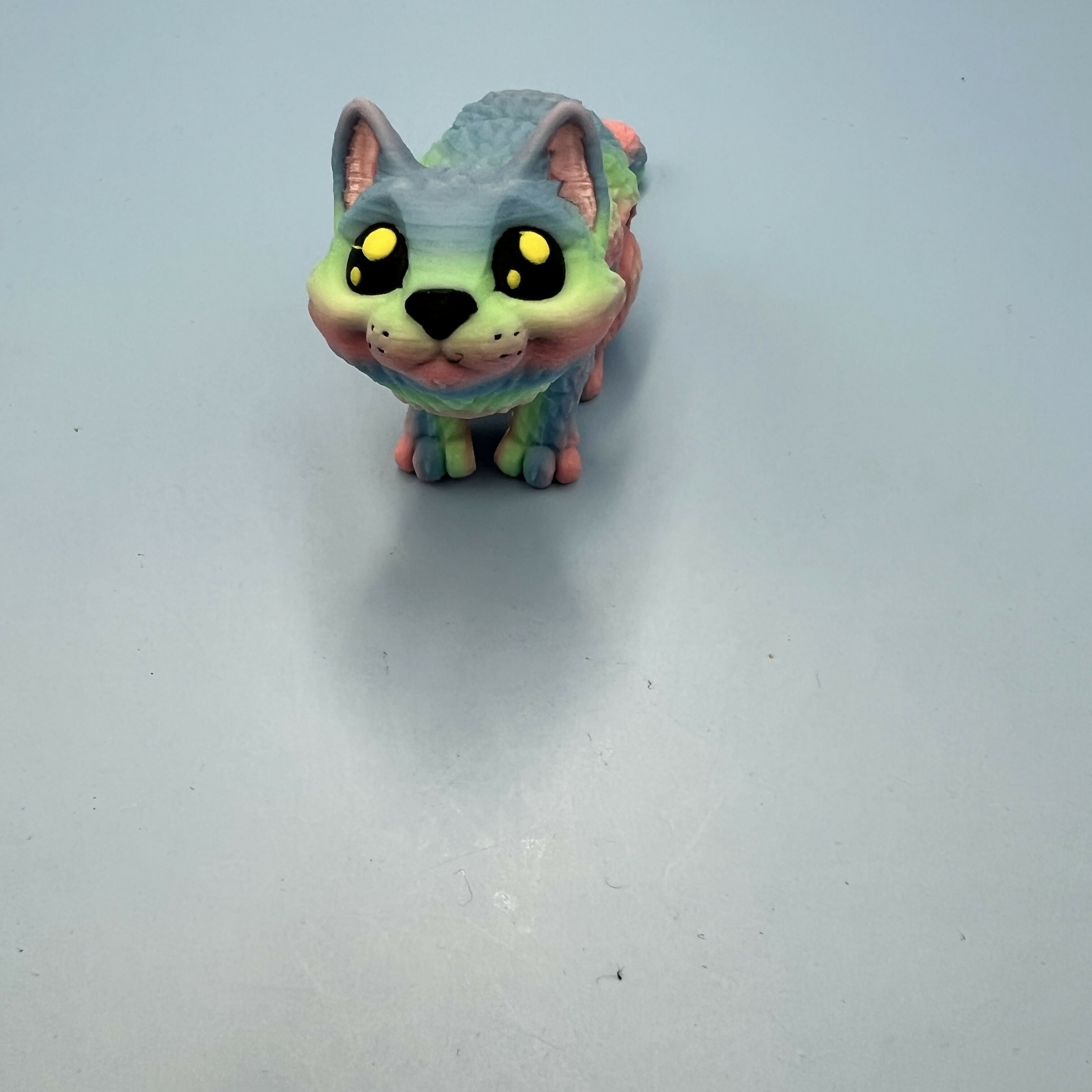 3D Printed SMALL: Articulated Sensory Fidget Animals friends Cats 10.5cm