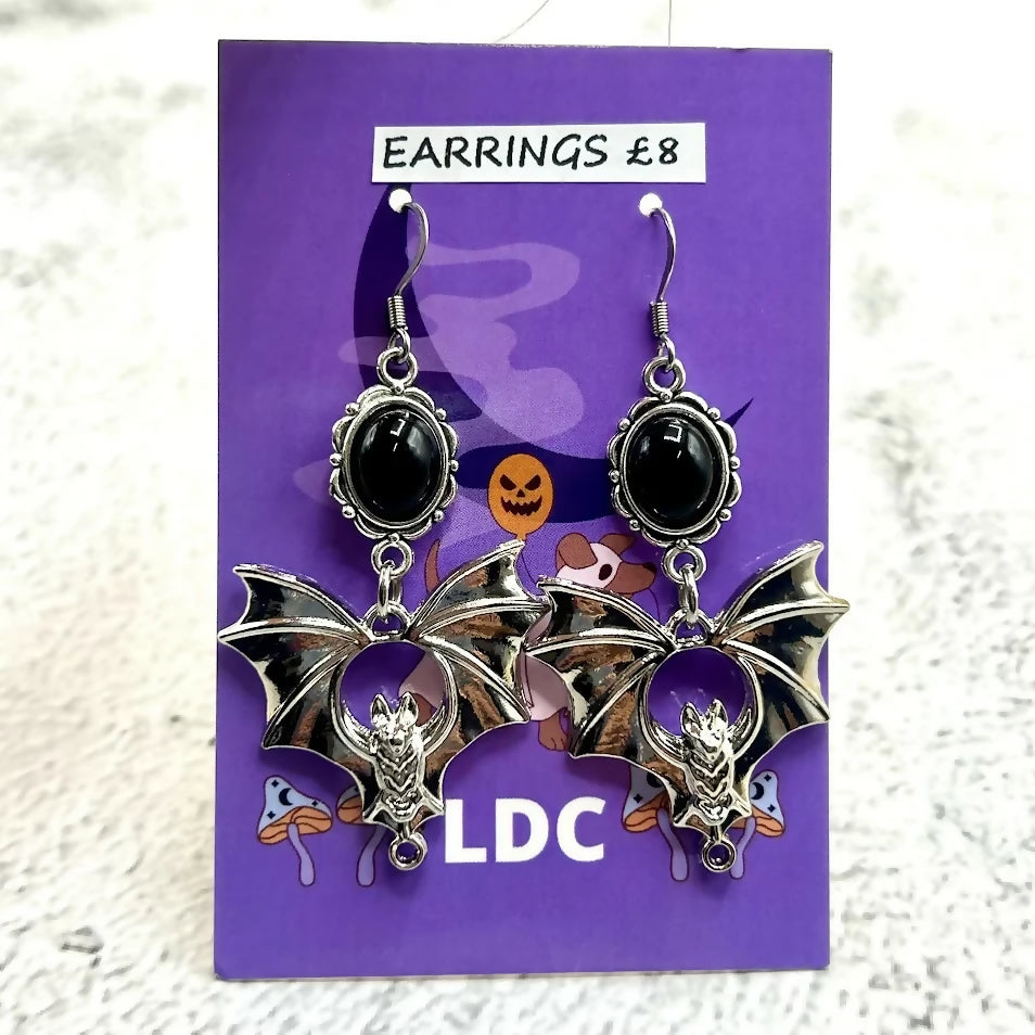 Bat Dangle Earrings