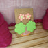 Big Pastel Flower Polymer Clay Earrings