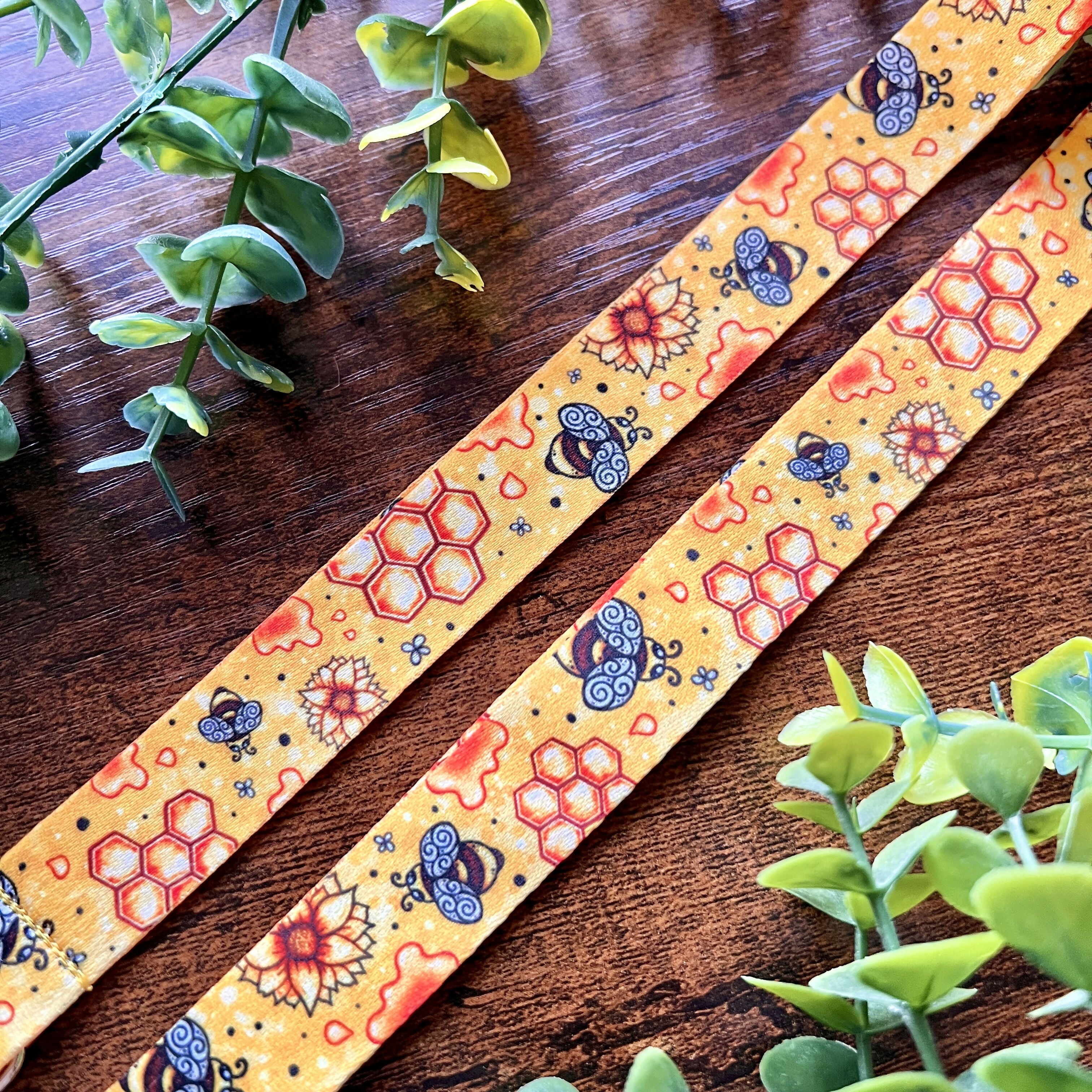 Honey Bee Lanyard