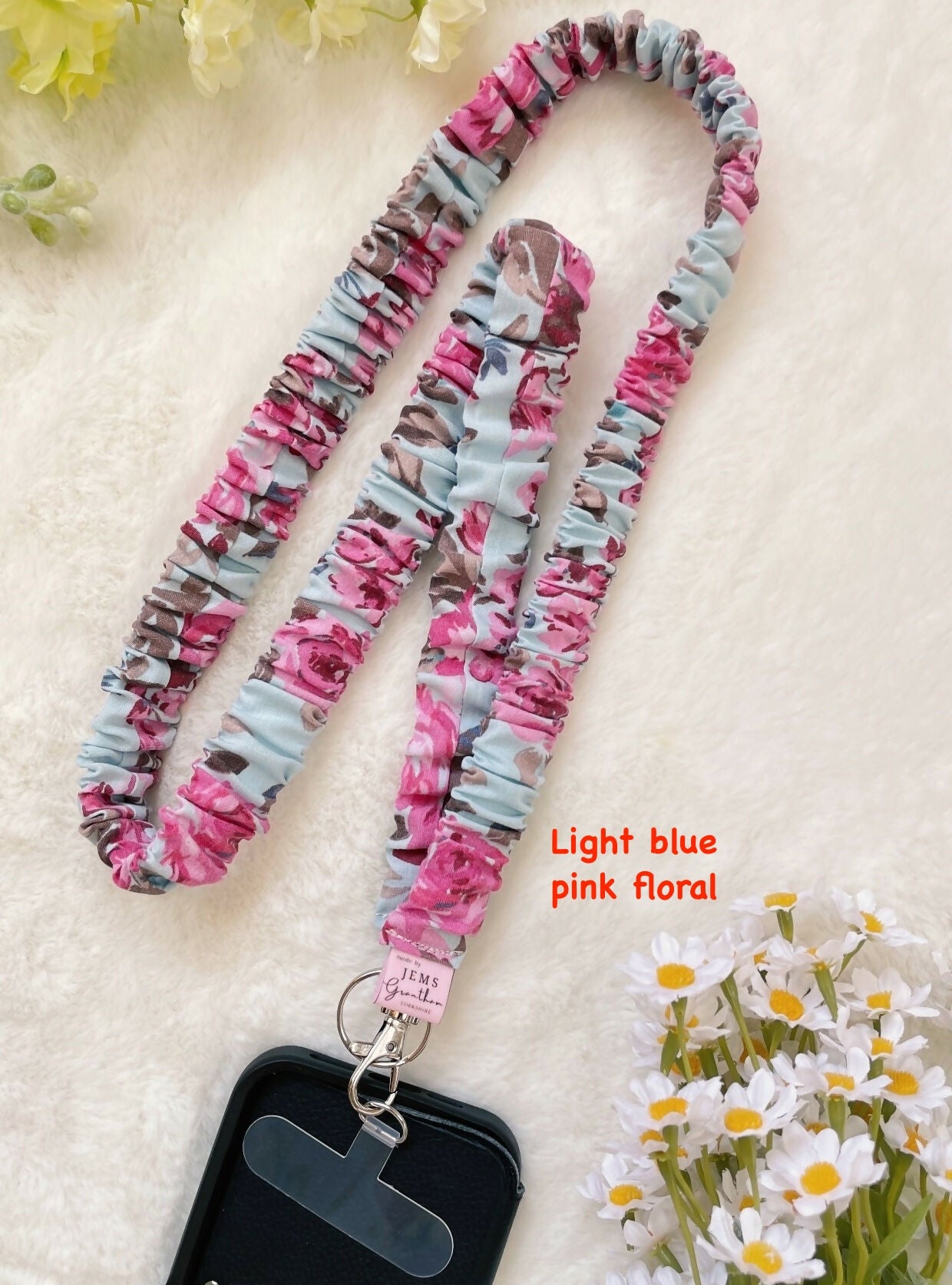 Elasticated Scrunchie Lanyard / Phone Holder