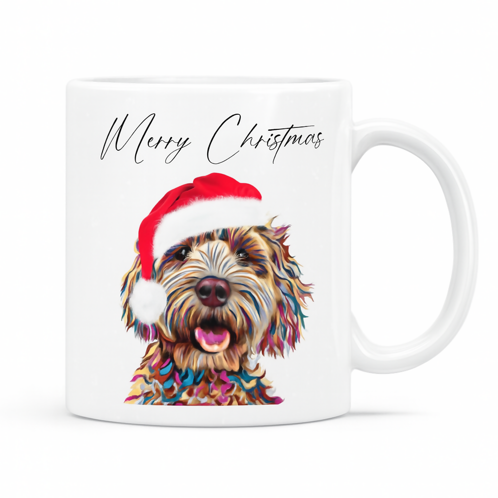 Cockapoo Christmas Dog Mug