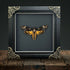 Deaths Head Hawk Moth (Acherontia atropos) Handmade Gothic Box Frame
