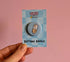 Cream and White Guinea Pig Button Badge