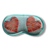 Blue Love Hearts Velvet Lavender Eye Mask