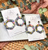 Funky Pattern Collection - Hexagon Polymer Clay Earrings
