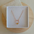 Yellow Seaglass Drop Necklace