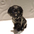 Ceramic Black Cocker Spaniel dog sculpture