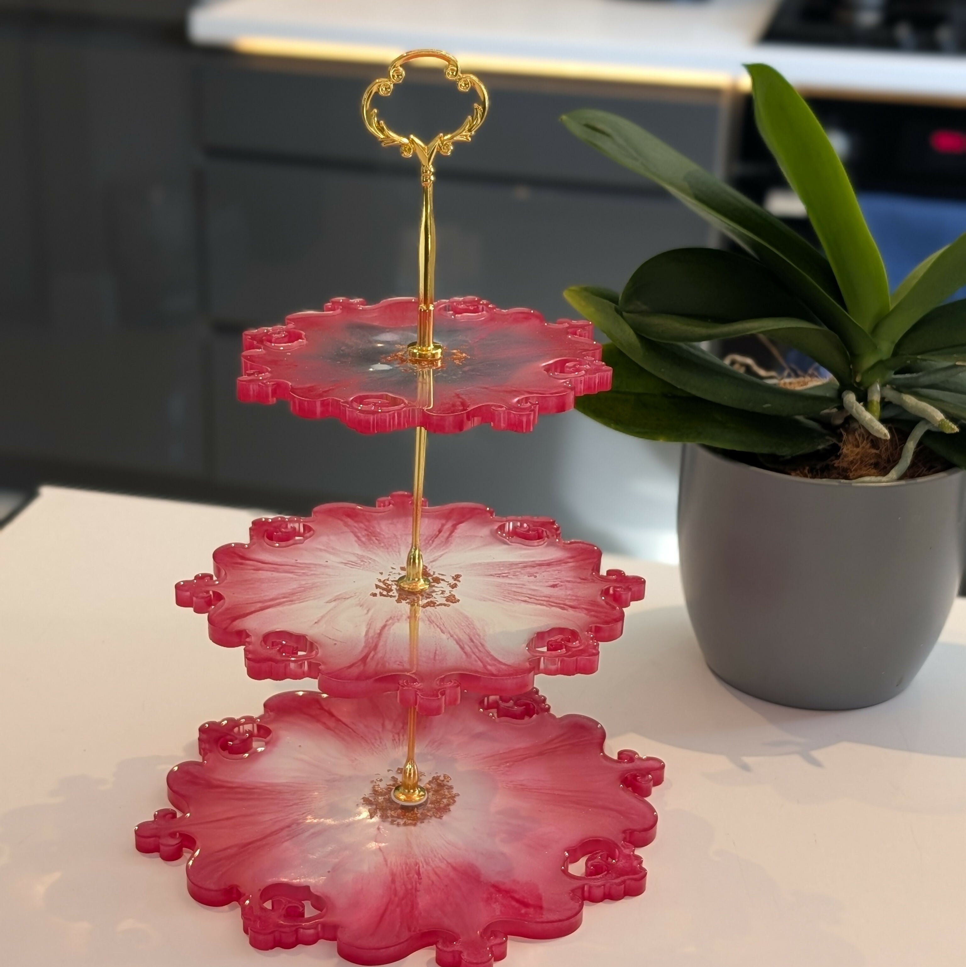 BESPOKE 3 TIERED AFTERNOON TEA CAKE STAND