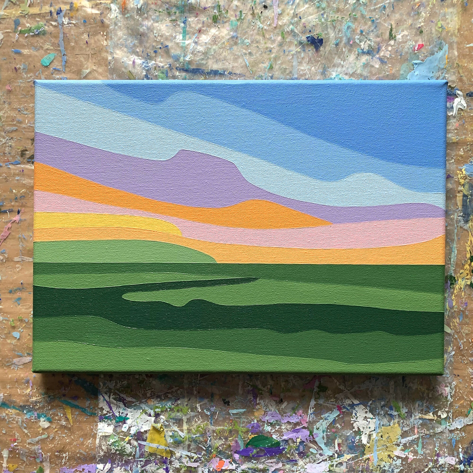Warm Horizon - Original Painting
