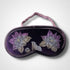 Lotus Flower Aubergine Velvet Lavender Eye Mask