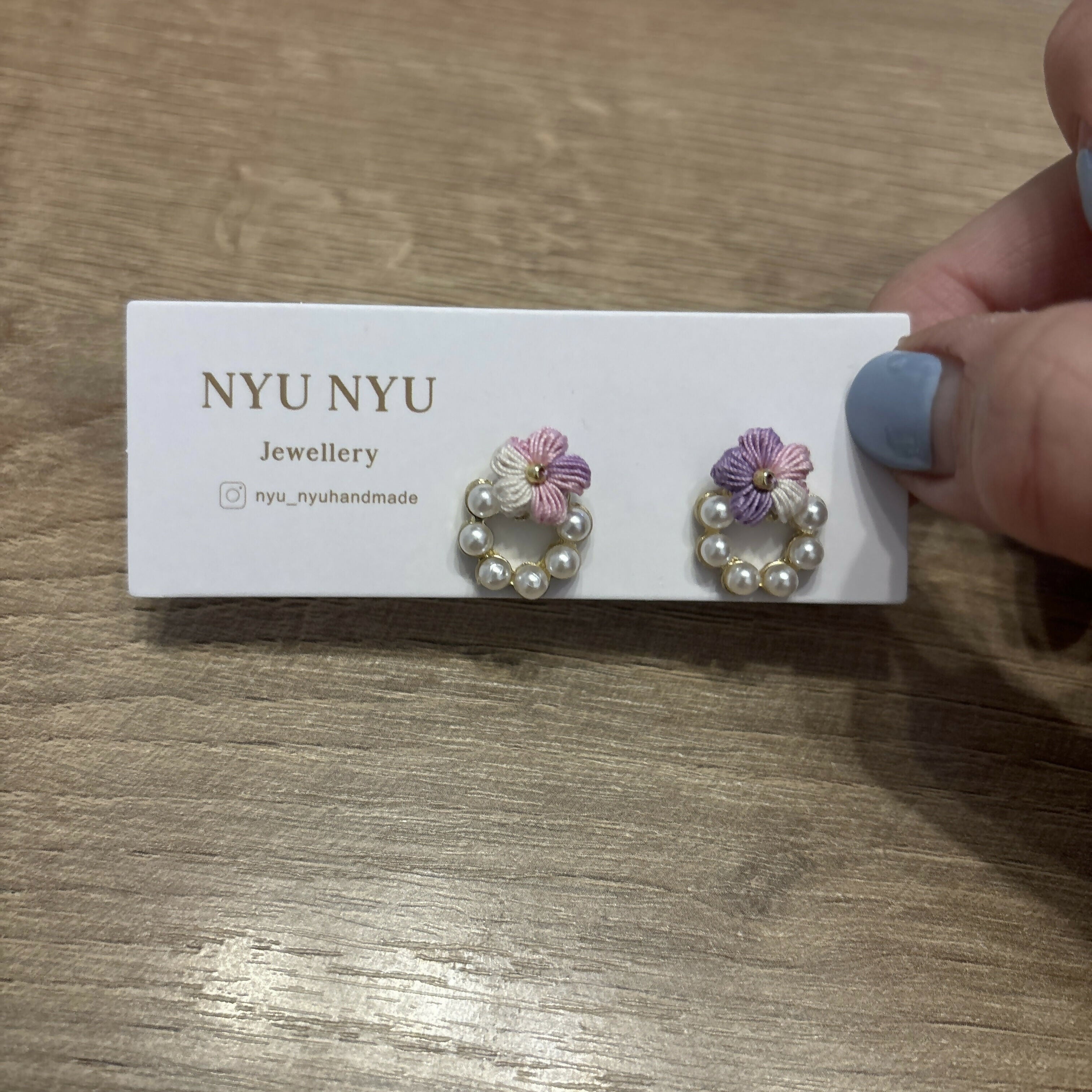 Micro Crochet Flower Earrings