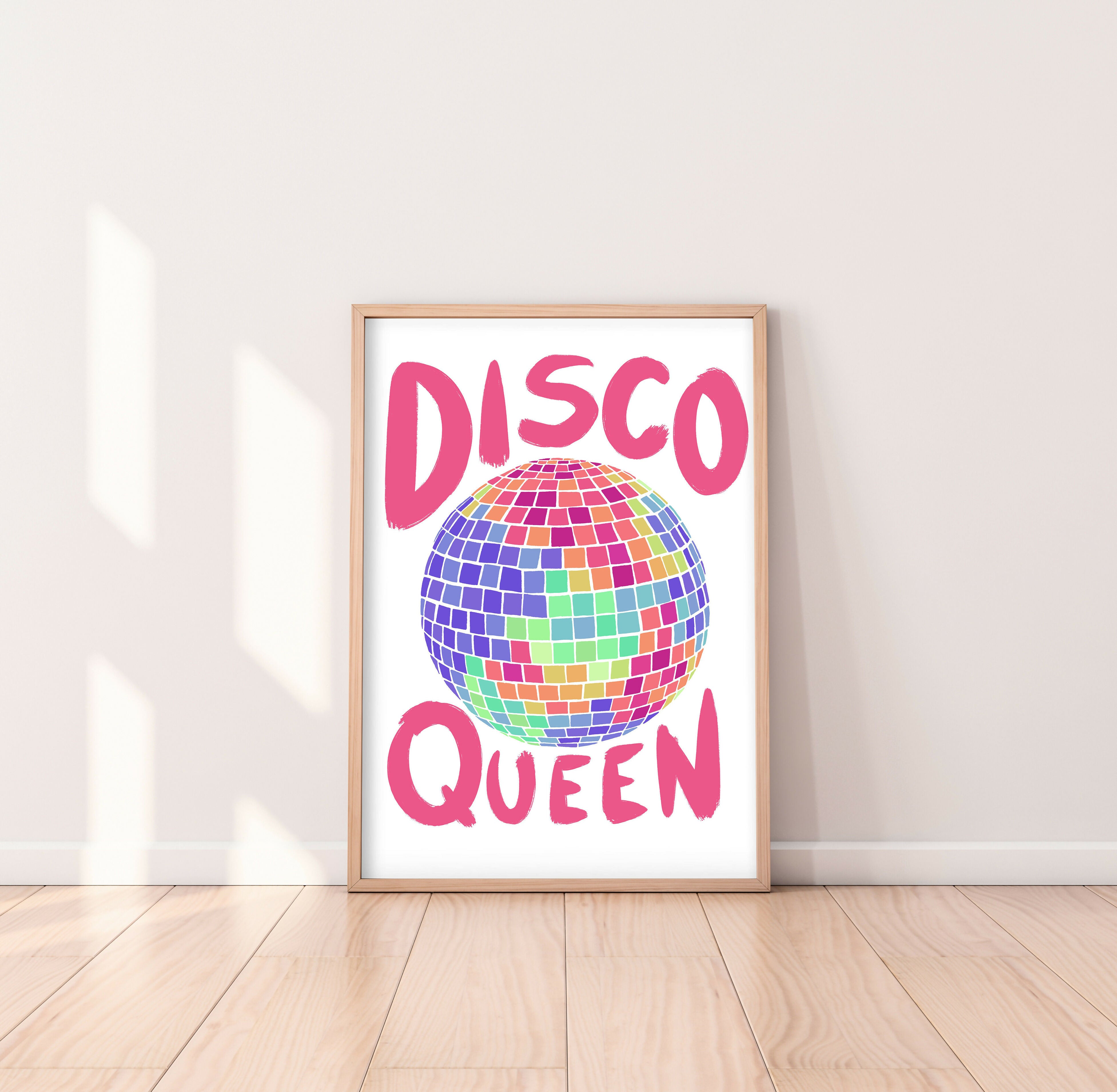 Disco Queen A4 Art Print