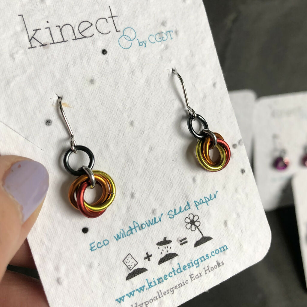 Hypoallergenic Boho Triple Earrings