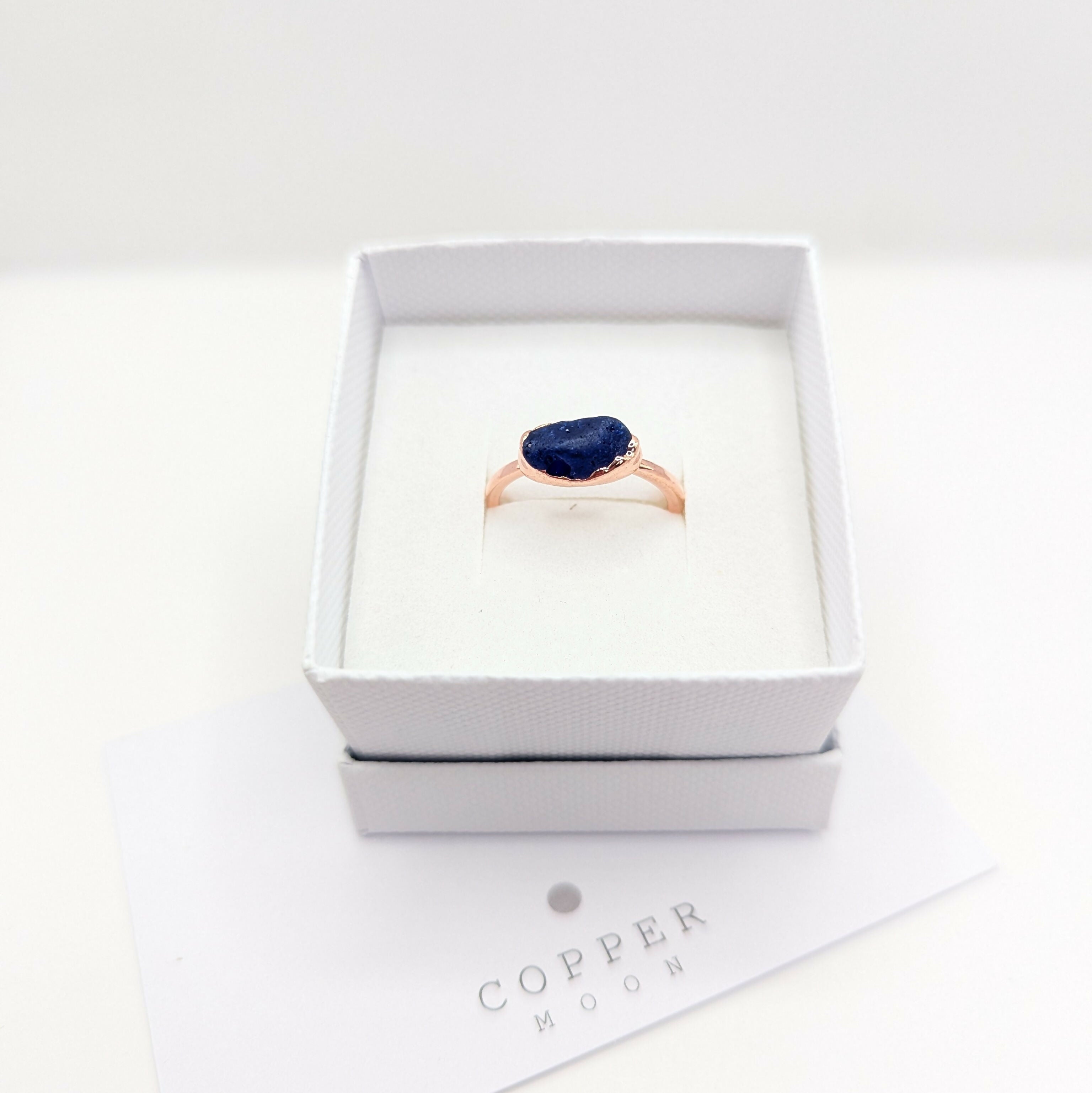 SEAGLASS RING- SIZE M 1/2