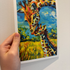 A5 Giraffe Print