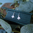 Handmade Silver Snowdrop Earrings Small