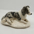 Ceramic Shetland Sheepdog (Sheltie) sculpture, blue merle