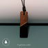 Two-Tone Wood Pendant