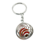 Keyring -Orange Marble Spinner