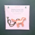 Dalmatian Christmas Cookie Wooden Hanging Decoration