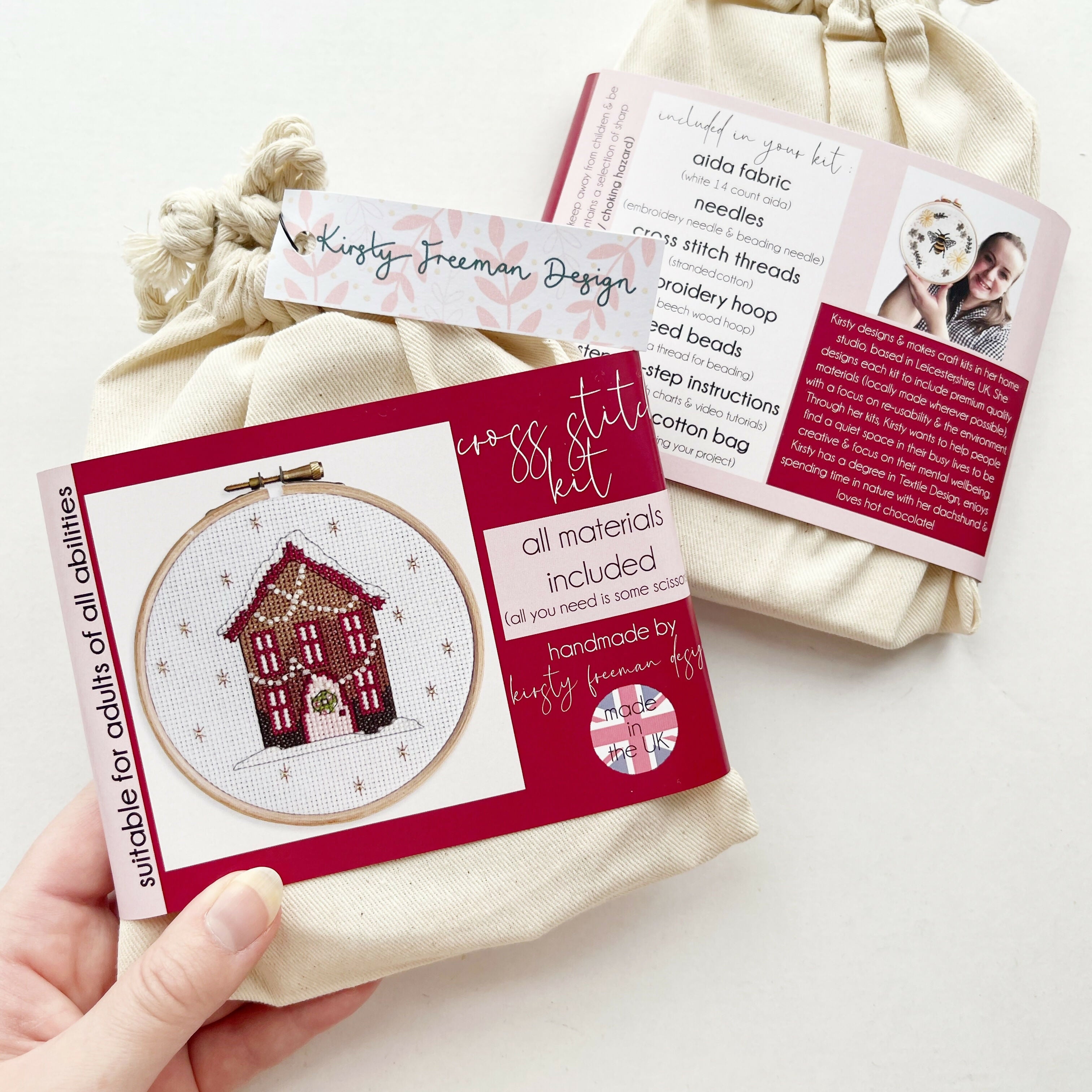 Gingerbread House Christmas Cross Stitch Kit