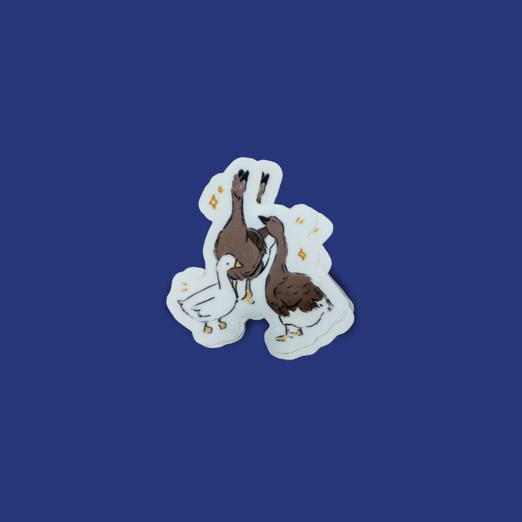 Geese & Duck Sticker