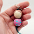 Hand-Painted Wooden Doll Keyring