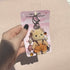 Baby Bear Toy Figure Beaded Trinket Keychain