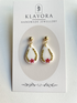 Christmas Polymer Clay Earrings With Gold Plated Fastenings