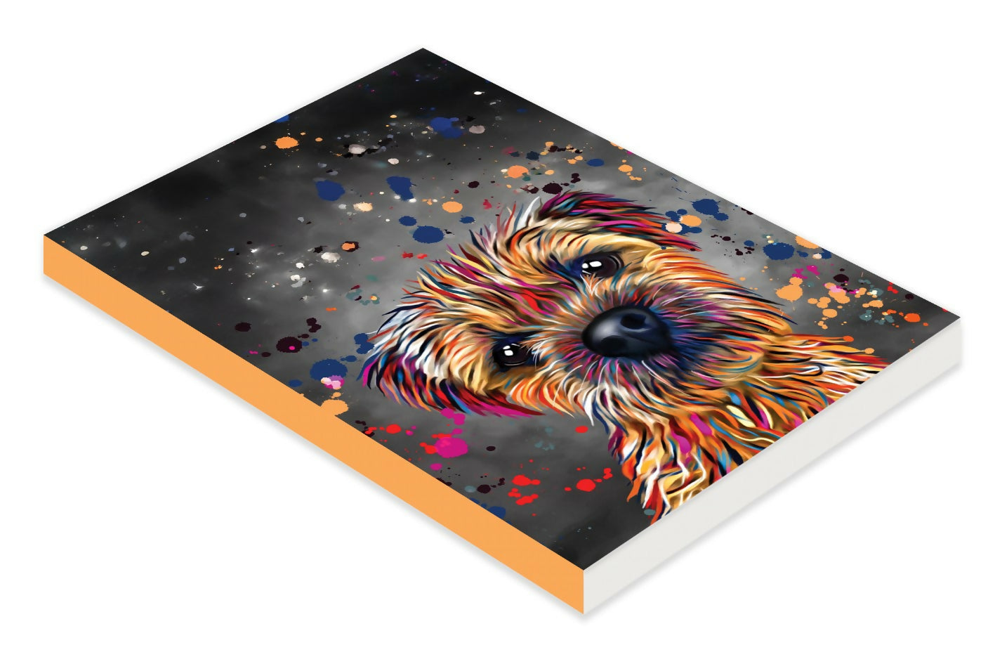 Border Terrier Colour Splash Notebook