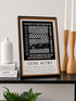 Hull FC Art Print OLD FAITHFUL LYRICS Design in Black