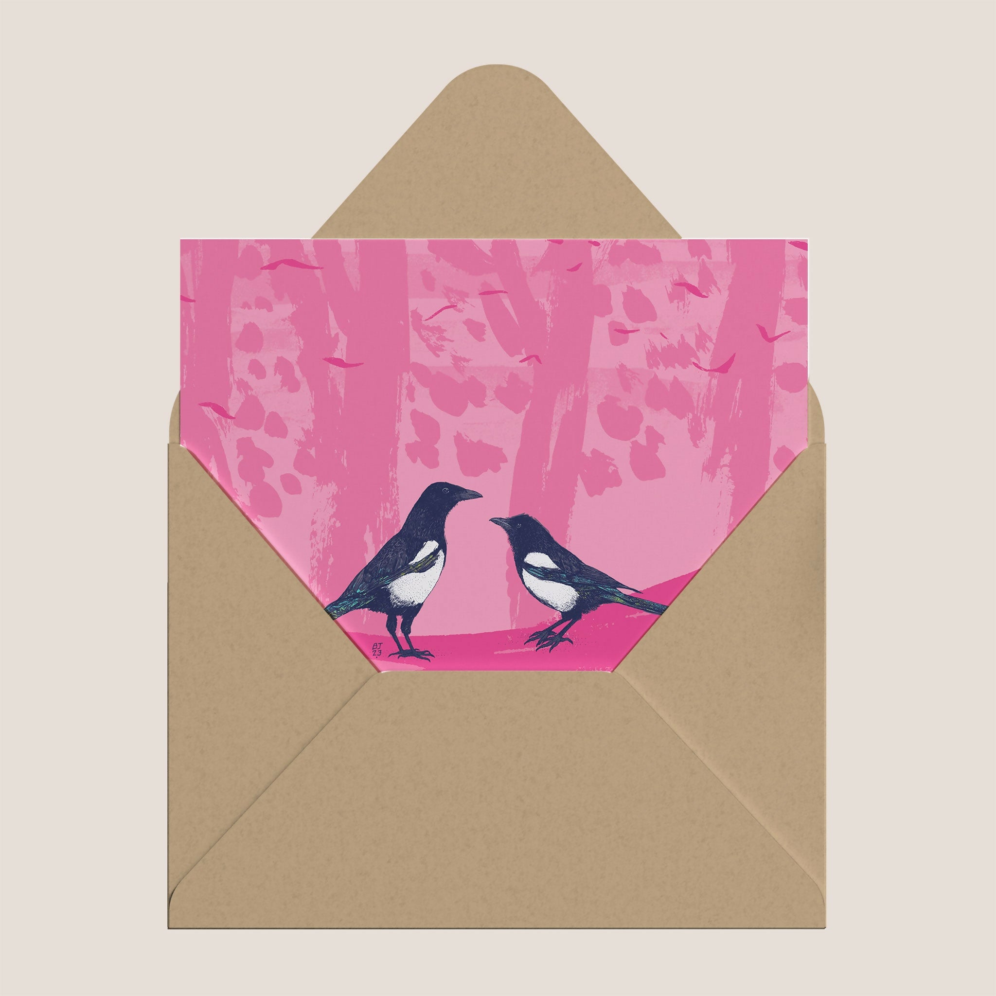 Two For Joy - Bright Greeting Card