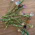 Beaded Floral Bouquet Craft Kit with Mini Glass Vase – DIY Glass Bead Flower Making Set