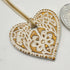 GORGEOUS PORCELAIN HEART DECOARTION