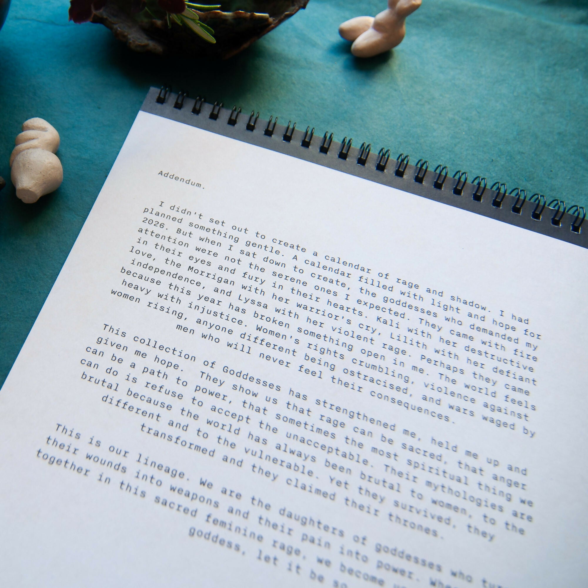 SISTERS OF SHADOW WALL CALENDAR 2026