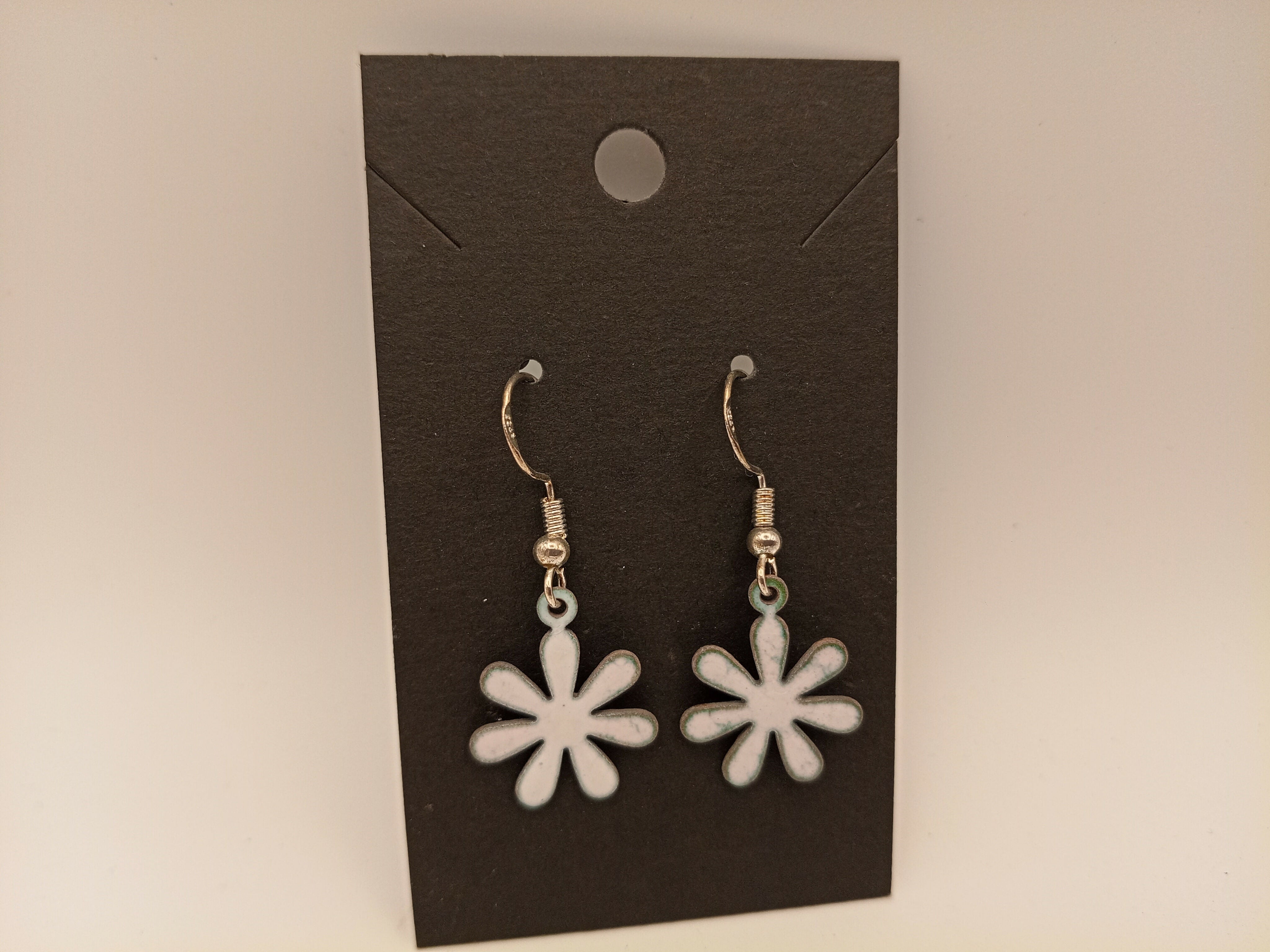 Enamel Flower Earrings