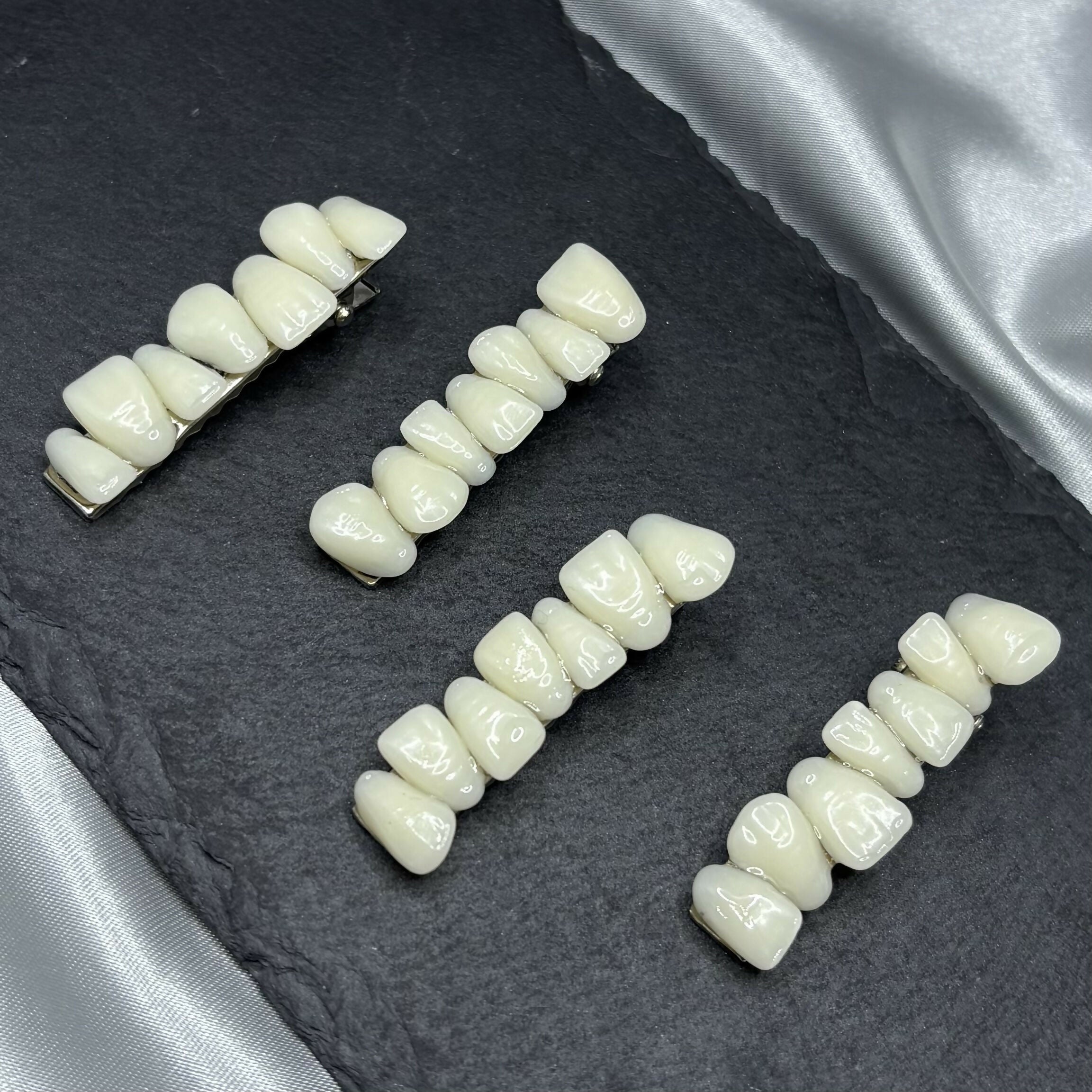 Straight Teeth Hairclips