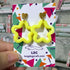 Acrylic Star Drop Stud Bright Solid Yellow