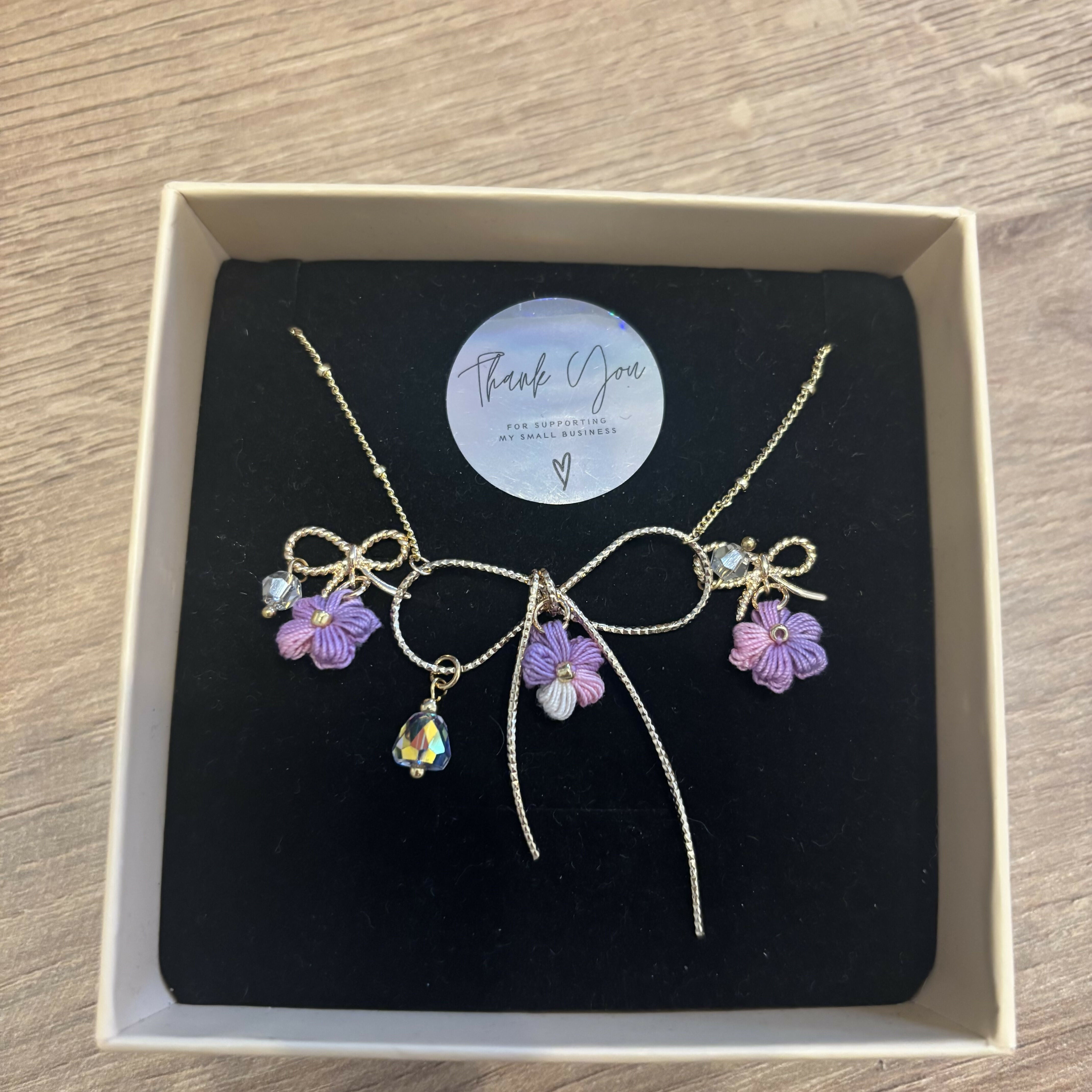 18K Gold Plated Flower Jewellery Set