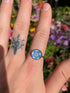 REAL FORGET ME NOT STAINLESS STEEL RING