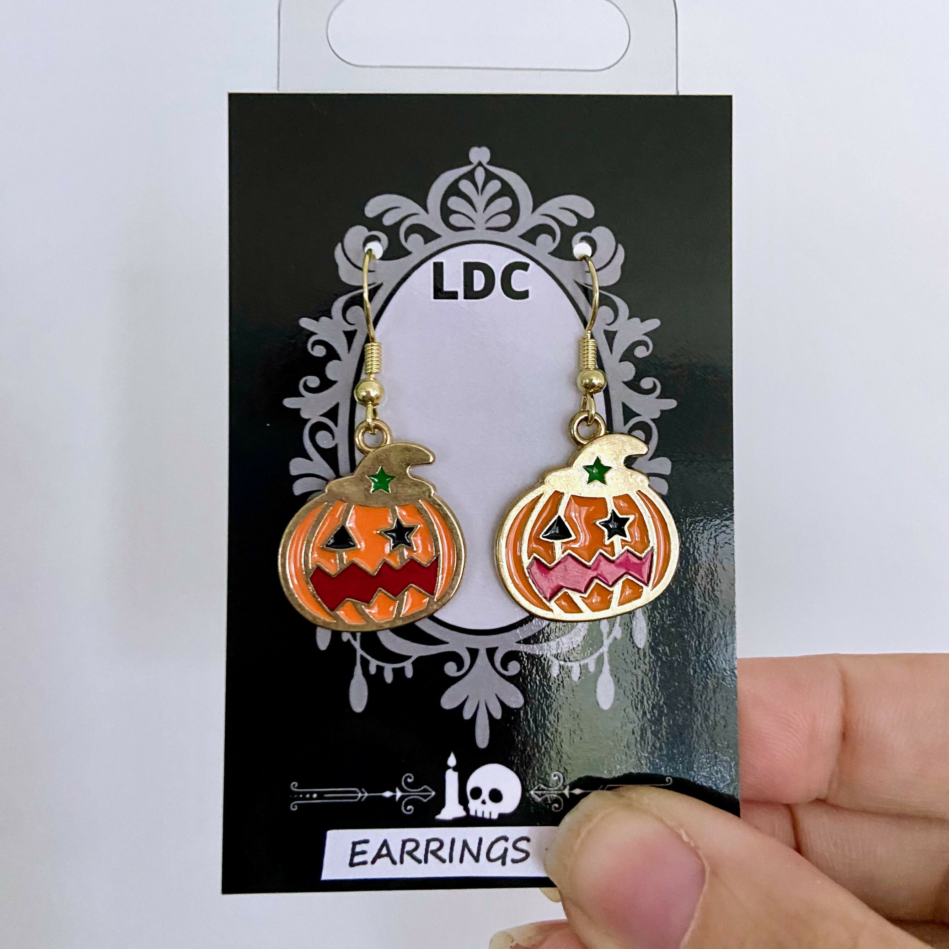 Pumpkin Charm Earrings