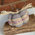 Upcycled Knitted Pumpkin Decoration, Handmade Autumn and Winter Ornament, Halloween, Christmas