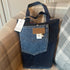 Unique Handcrafted Denim Tote Shopping Bag Handbag Made From Upcycled Jeans