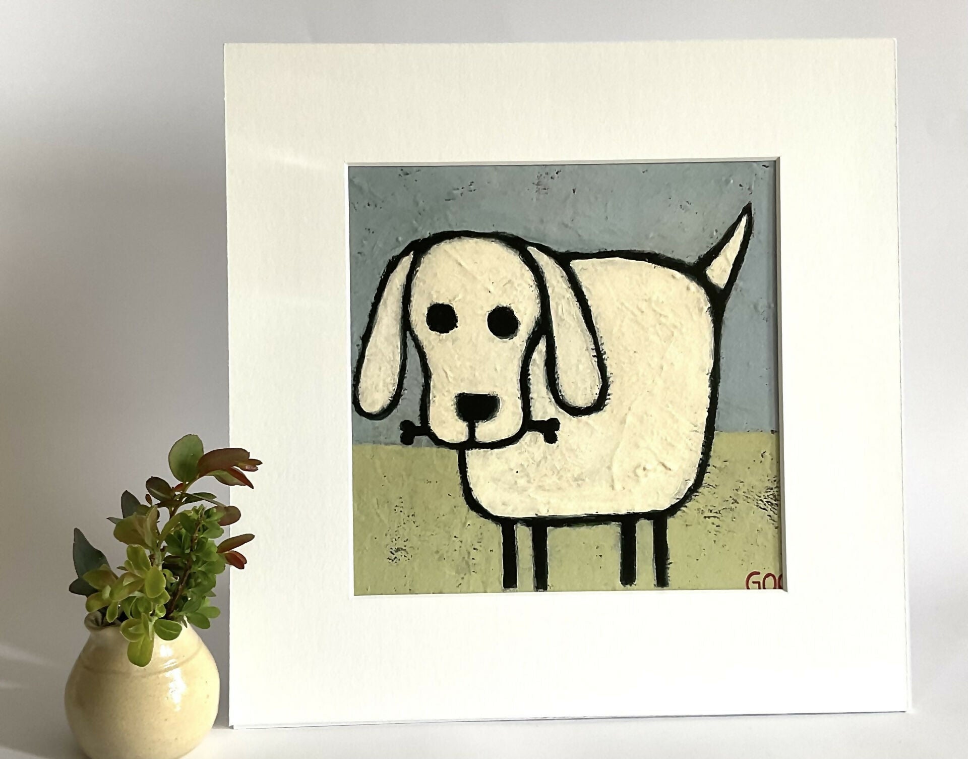 ANIMAL ACRYLIC GICLEE PRINT. YUM YUM RANGE