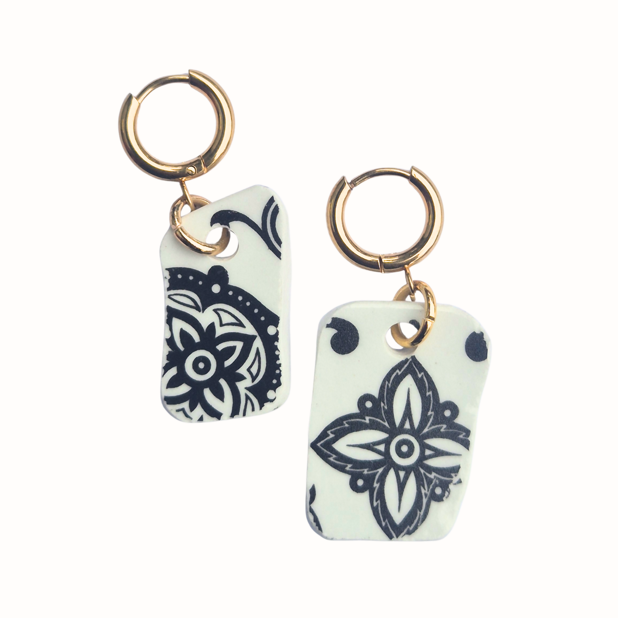 Recycled Ceramic Earrings