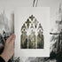 Gothic Window Drypoint Print